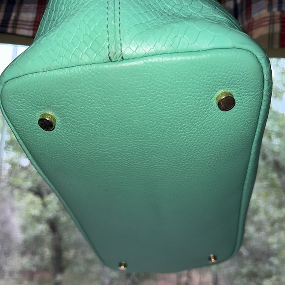 💚 GiGi New York Python Embossed Women's Tote Bag, Handbag, Purse! LN Excellent! - Picture 8 of 11